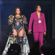 Beyonce and Jay-Z perform during Global Citizen Festival: Mandela 100 at FNB Stadium on December 2, 2018 in Johannesburg, South Africa.